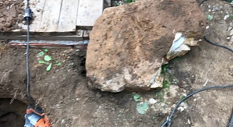 Копка колодцев в камнях в Люберцах